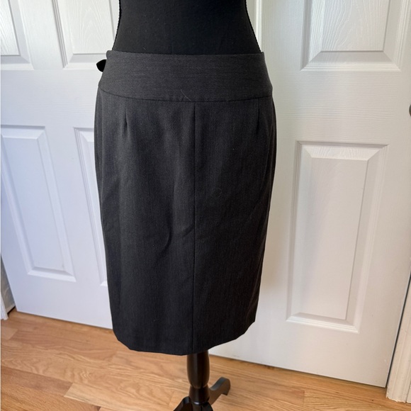 Ralph Lauren straight Grey Belted Women's Skirt - Picture 4 of 10